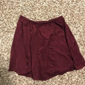 La hearts Velvet skirt